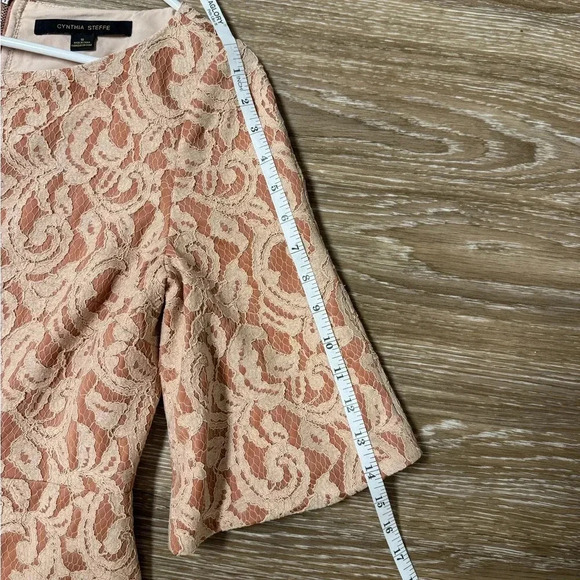 Cynthia Steffe Saira Bell Sleeve Mini Dress Size 10 Like New Cottagecore - Picture 10 of 11